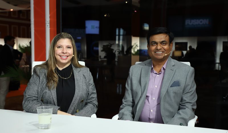 Mariesa Coughanour, head of advisory, North American delivery and mindshare for automation and agentic AI at Cognizant Technology Solutions Corp., and Venkat Bhaskara, director of automations and AgentOps at Pearson Education Ltd., talk with theCUBE about automation and operational efficiency in the era of agentic AI - UiPath Fusion 2025.
