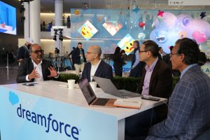 Crawford Del Prete, president of International Data Corp., and Sarbjeet Johal, founder and executive officer of Stackpane, talk with theCUBE about AI adoption at Dreamforce 2025.
