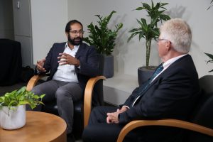 Raajen Patel, executive vice president of innovation, Sickbay, at Medical Informatics, talks with theCUBE about secure AI integration during the SHI Fall Summit – 2025.