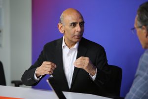 Sanjeev Mohan, industry analyst and principal at SanjMo speaks during Cloudera EVOLVE25.
