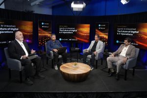 Raju Penmetsa, chief technology officer of Fabrix.ai Inc., and Shailesh Manjrekar, chief AI and marketing officer of Fabrix.ai, discuss Fabrix.ai's AI platform — Agentic AI Unleashed The Future of Digital and IT Operations 2025 event
