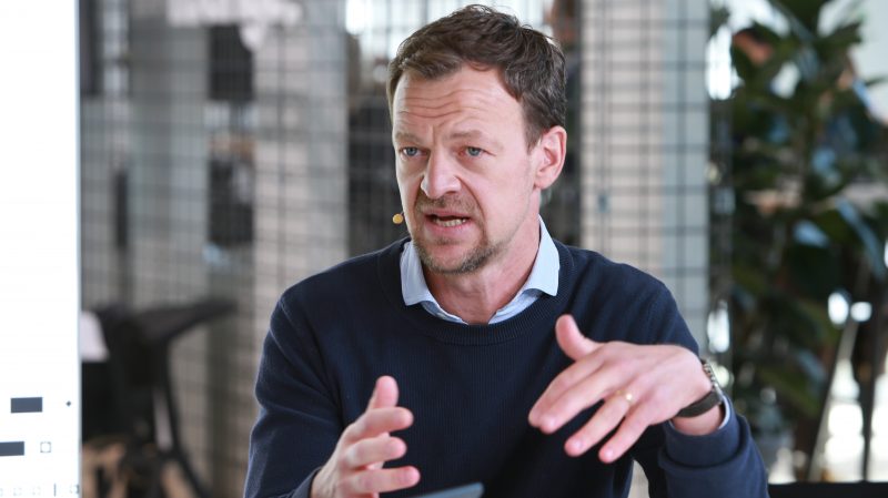 Sebastian Dahs, vice president KVP of sales and service at Deutsche Telekom AG, discussed AI-powered process intelligence during Celosphere 2025.