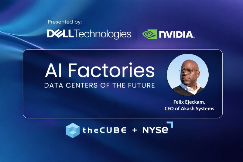 Felix Ejeckam, co-founder and CEO of Akash Systems, talks to theCUBE about how diamond cooling is pushing compute capacity further without expanding energy supply during theCUBE + NYSE Wired: AI Factories - Data Centers of the Future interview series.