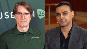 Sudeep Goswami, chief executive officer of Traefik Labs Inc. and Troy Topnik, director of product management, Rancher partners and ecosystems at SUSE S.A., talk to theCUBE about sovereign architectures — SUSECON 2026