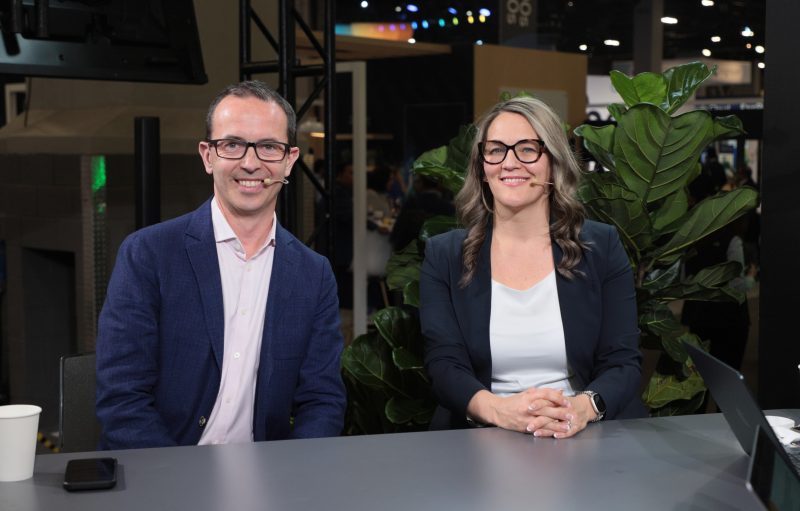 Richard Regan, CTO of the NA Google Cloud Unit at Endava, and Michelle Ambrose, senior VP of the NA Google Cloud Unit at Endava, talk to theCUBE about enterprise AI transformation. — Google Cloud Next 2026