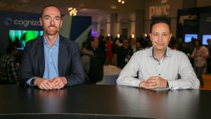 Jamie Turner, founder and president of Acclaim Autism and Medhat Galal, senior vice president of engineering at Appian Corp., discussed AI-driven workflow automation during Appian World 2026.