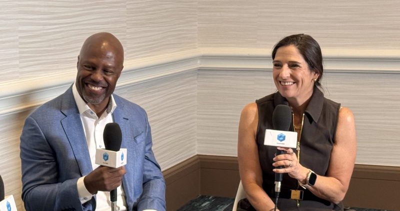 Jim Anderson, vice president of the North American partner ecosystem and channels and board director at Google LLC and Lisa Caswell, partner at Spencer Stuart & Associates discussed digital workforces during Google Cloud Next.