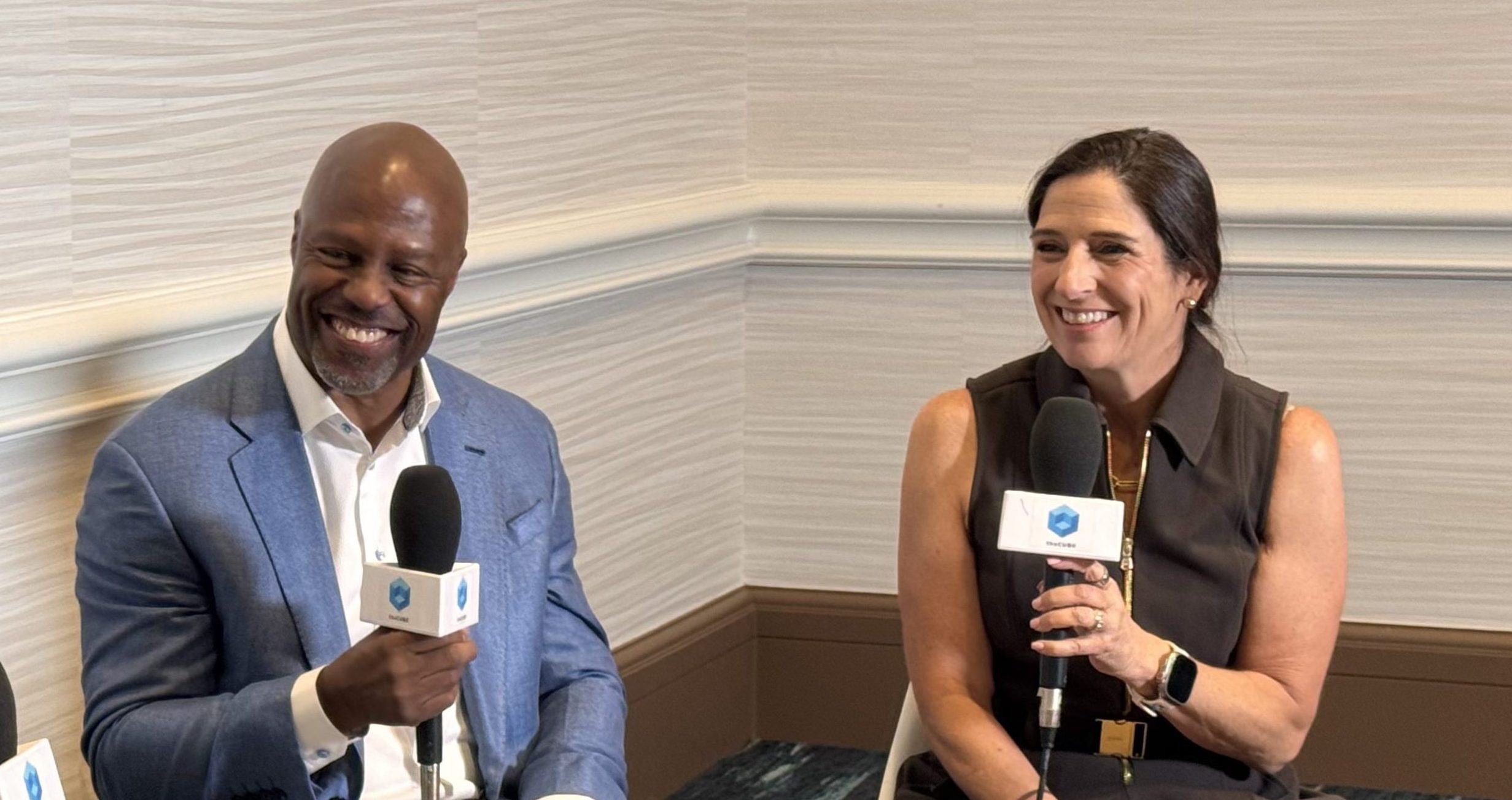 Jim Anderson, vice president of the North American partner ecosystem and channels and board director at Google LLC and Lisa Caswell, partner at Spencer Stuart & Associates discussed digital workforces during Google Cloud Next.