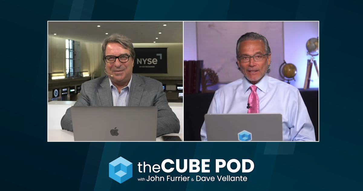 John Furrier, executive analyst at theCUBE Research, and Dave Vellante, chief analyst at theCUBE Research, talk about AI infrastructure during theCUBE Pod.