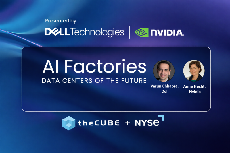 Varun Chhabra, SVPof ISG and telecom marketing at Dell Technologies, and Anne Hecht, senior director of product marketing, enterprise, at Nvidia, talk to theCUBE about the Dell-Nvidia partnership and AI infrastructure as a part of theCUBE + NYSE Wired: AI Factories - Data Centers of the Future interview series 2026.