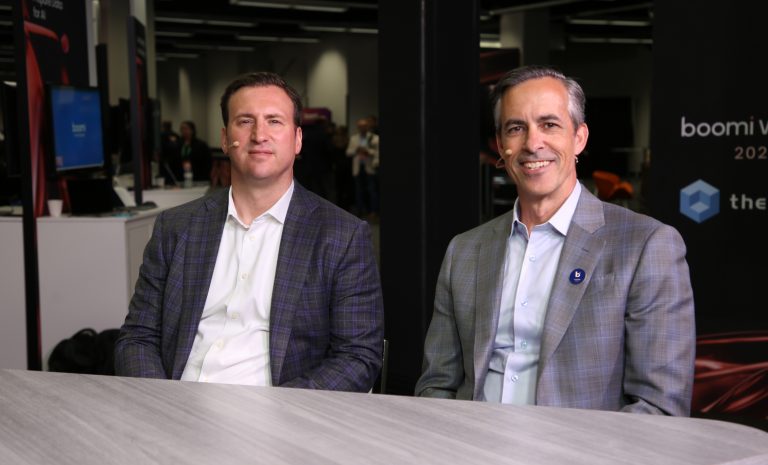 Sven Loberg, managing director at Accenture PLC and Dan McAllister, senior vice president for global Alliances and channels at Boomi LP discussed enterprise AI integration during Boomi World 2026.