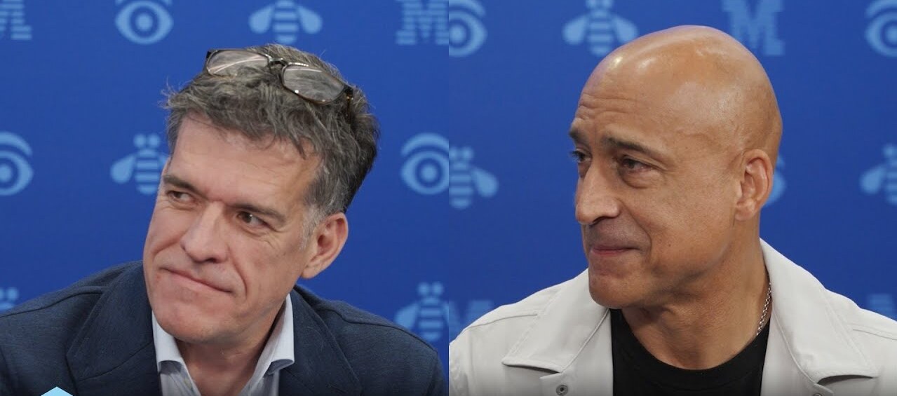 Jason Kelley, global head and managing partner for core business applications at IBM, and Javier Olaizola (left), global managing partner for hybrid cloud and data at IBM Consulting, talk to theCUBE about hybrid AI orchestration for sovereign and agentic enterprise AI, at IBM Think 2026.