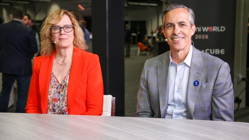 Terese Pate, CTO of Enterprise Transformation Platforms at DXC Technology and Dan McAllister, SVP of Global Alliances and Channels at Boomi LP, talk to theCUBE about assured autonomy — Boomi World 2026