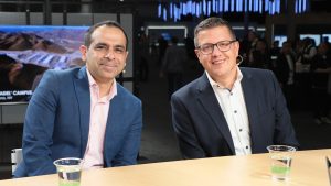 Varun Chhabra, senior vice president of product marketing at Dell Technologies Inc. and Fritz Oswald, senior vice president of IT infrastructure at Fraport AG, talk to theCUBE about physical AI — Dell Technologies World 2026