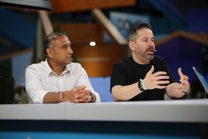 Dwarak Rajagopal (pictured, left) and Spiros Xanthos (right) talk to theCUBE about custom model training and enterprise AI at Snowflake Summit 2026.
