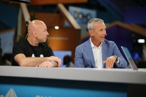 Dayne Turbitt (right), SVP of EMEA at Snowflake, and Emmanuel Frenehard (left), chief digital officer at Sanofi, talk to theCUBE about how Sanofi is pioneering AI-driven drug development to cut clinical trial timelines in half with Snowflake, at Snowflake Summit 2026.