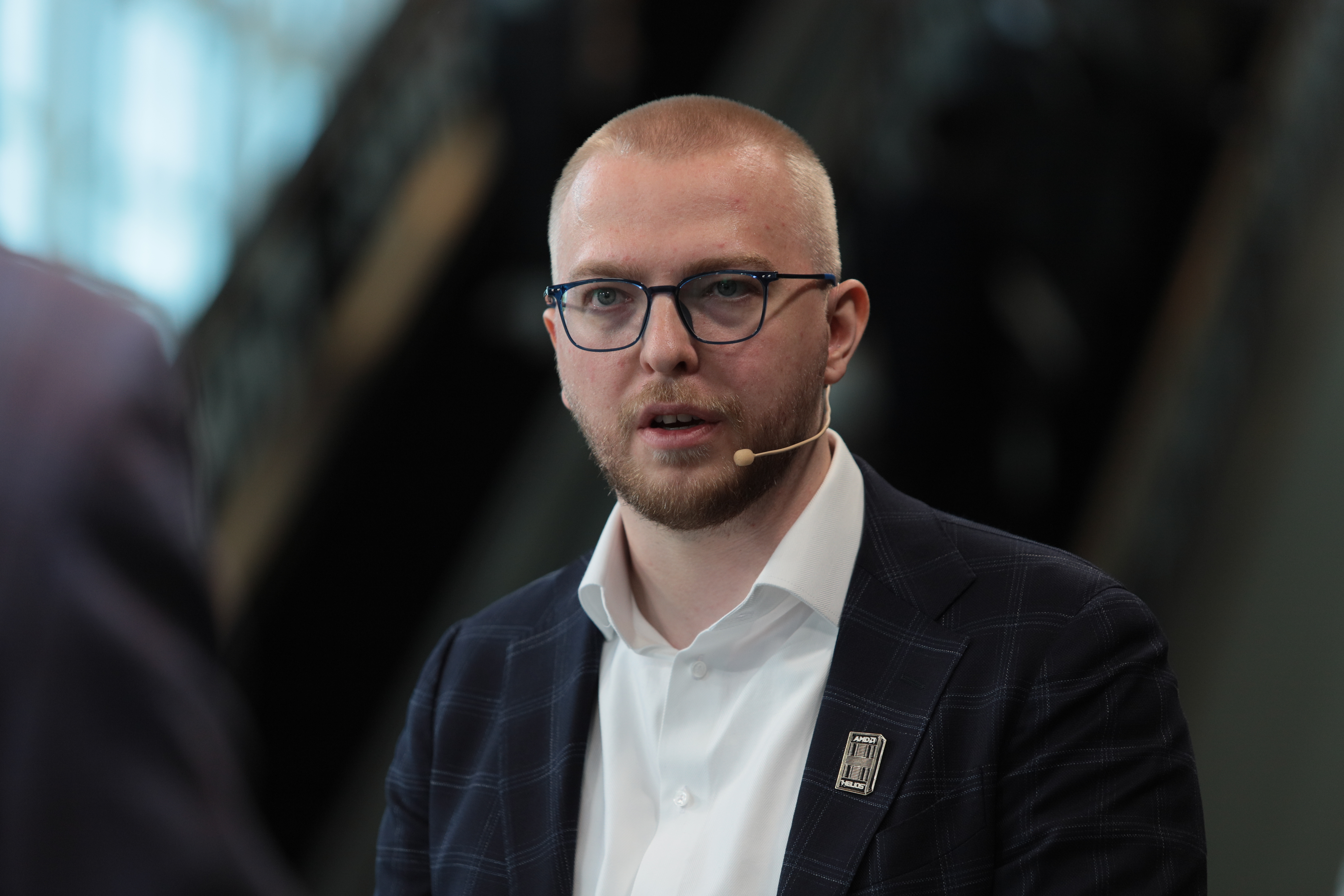 Darrick Horton, co-founder and chief executive officer of TensorWave discussed an AI cloud strategy during AMD Advancing AI 2026.