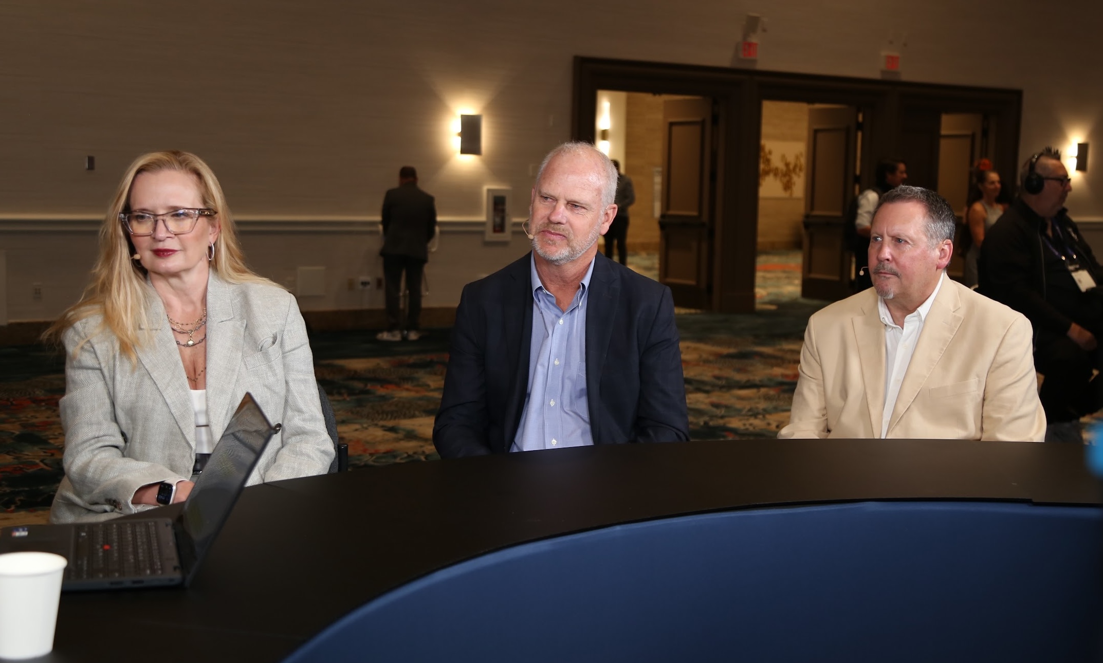Robin Braun, VP of AI business development and hybrid cloud at Hewlett Packard Enterprise Co., Ian Williamson, SVP of global alliances and partner sales at BigID Inc. and Patrick Conte, CRO of Fortanix Inc., talk to theCUBE about trusted AI data — Black Hat 2026