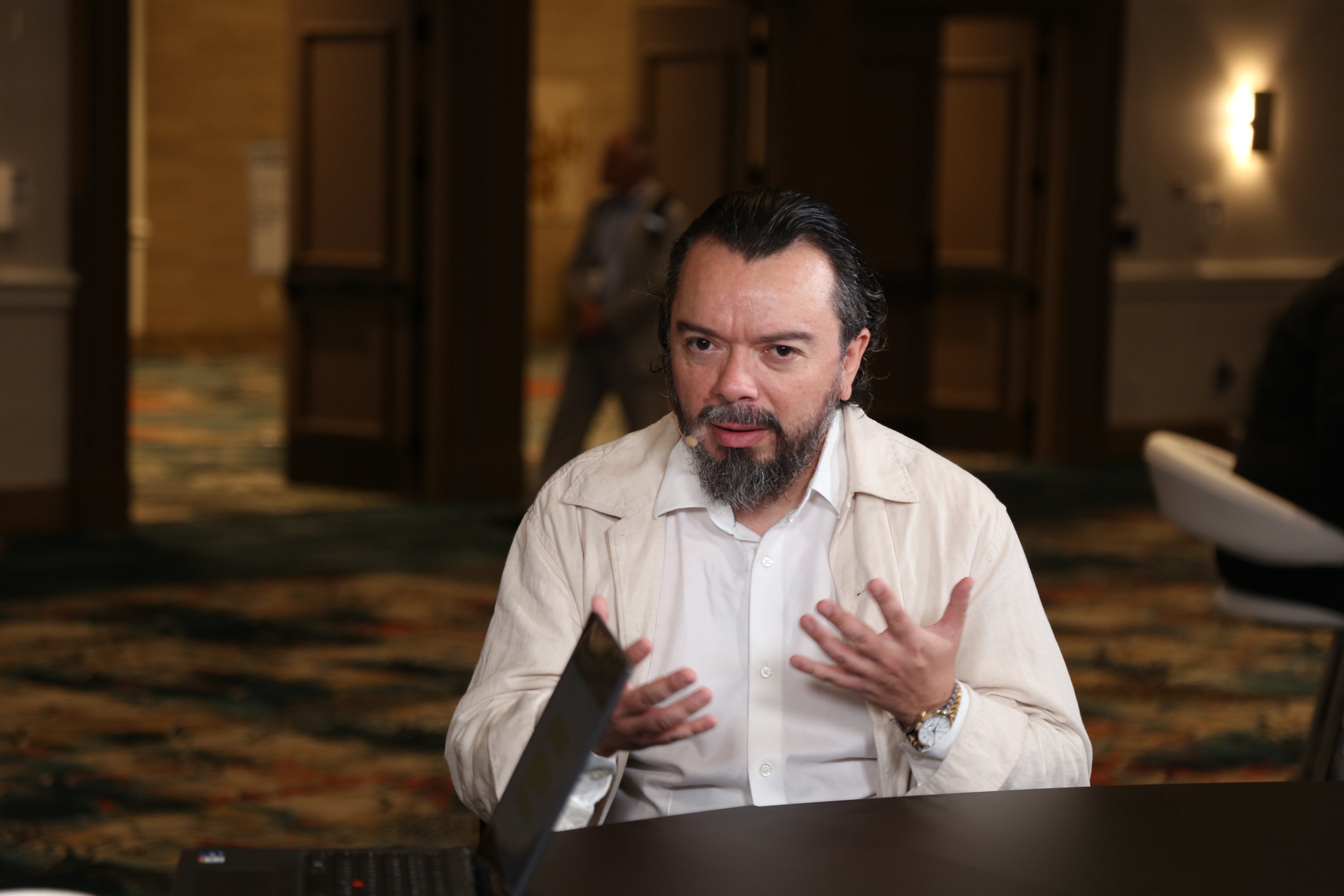 José R. Rosas-Bustos, CEO of EigenQ, talks to theCUBE about post-quantum security readiness and the need for crypto agility to protect existing infrastructure, at Black Hat USA 2026.
