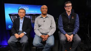 Michael Ang, Supermicro, Pompey Nagra, Solidigm, and Andrew Murphy, DDN, discuss their new AI infrastructure solution with theCUBE's Rob Strechay - Supermicro Open Storage Summit 2026