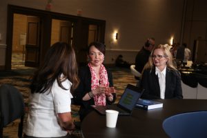 Rika Nakazawa, chief growth officer of EigenQ and Robin Braun, VP of AI business development at HPE, discussed quantum security during Black Hat USA 2026.