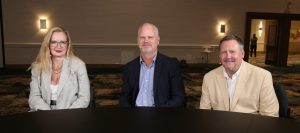 Robin Braun of HPE, Ian Williamson, of; and Patrick Conte of Fortanix – Black Hat USA 2026 Photo: SiliconANGLE Media