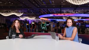 Krista Case, principal analyst at theCUBE Research, and Rebecca Knight, theCUBE host, talk about AI agent security during the keynote analysis at Okta Oktane 2026.