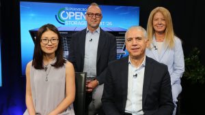 Supermicro's Sherry Lin, Cloudian's Peter Sjoberg, Seagate's Mohamad El-Batal, and Hammerspace's Molly Presley spoke with theCUBE about unstructured data during the Supermicro Open Storage Summit.