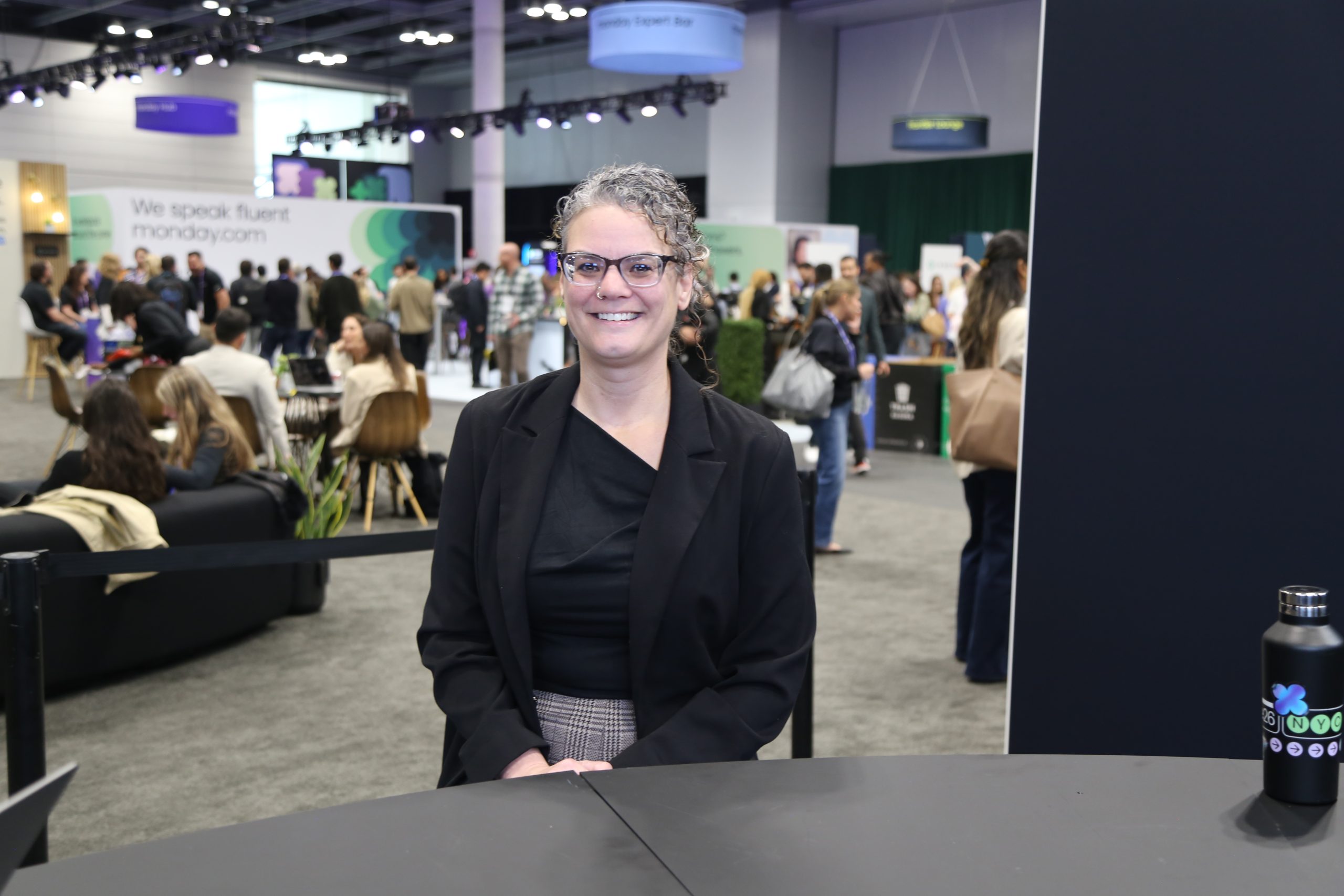 Kate Kenner, capability and community lead for strategic sourcing and planning at Hewlett Packard Enterprise Co., talks with theCUBE about no-code apps and AI adoption at monday.com Elevate 2026.