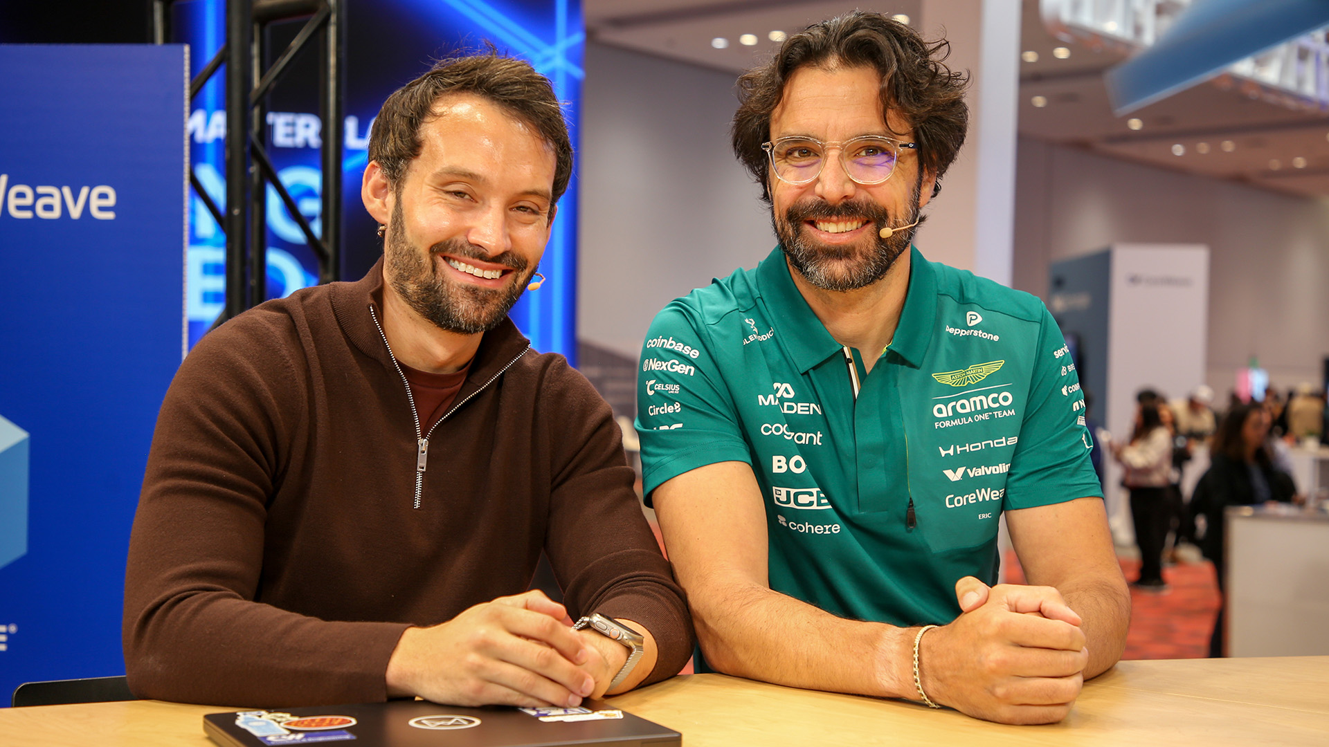 Eric Ernst, commercial technology ambassador of the Aston Martin Aramco Formula One Team, and Richard Ahlfeld, senior vice president of physical AI at CoreWeave Inc., talk to theCUBE about how forward-deployed engineers work alongside the Aston Martin Aramco Formula One Team to enable faster race decisions with AI.